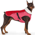 EMUST Dog Winter Coat, Thick Windproof Dog Jacket Winter, Pet Dogs Winter Vest for Small/Medium/Large Dog, New Orange, XXL