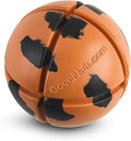 Goughnuts – Virtually Indestructible Ball - Guaranteed Dog Chew Toys for Aggressive Chewers Like Pit Bulls, German Shepherds, and Labs from 30-70 Pounds - Tough and Durable Natural Rubber - Orange