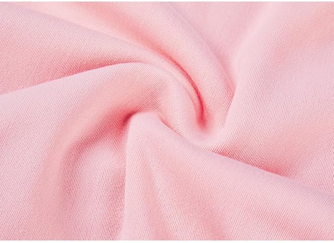 GreenJoy Classic Fleece Dog Sweater – Soft & Warm Stretchy Sweatshirt for Small Dogs & Cats, Cold-Weather Pullover for Everyday Wear (Light Pink, Medium/Large)