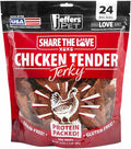 Jeffers Chicken Jerky Dog Treats, 24 oz Bag – Limited Ingredient, Healthy Training Snack, Grain Free, High Protein, 100% Real Chicken, Natural Made in USA, Perfect for Halloween & Christmas - 1 Pack