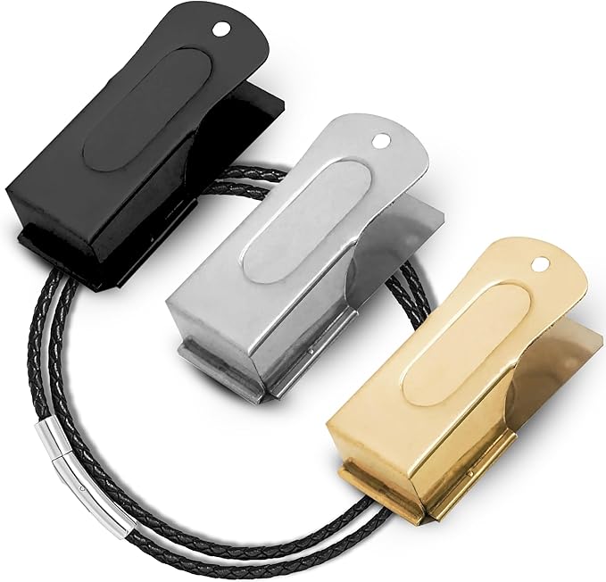 3-Pack Dog Clicker (Silver, Gold, Black) - Clickers for Pet Training – Easy-to-Carry Dog Training & Behavior Aids - Teach Your Dog Tricks or Reward His Behavior