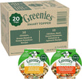 Greenies Smart Topper High Protein Wet Mix-in for Dogs, Chicken, Green Beans, and Sweet Potatoes Recipe & Chicken, Beef, Sweet Potato & Spinach Recipe Variety Pack, 20 Trays of 2oz.