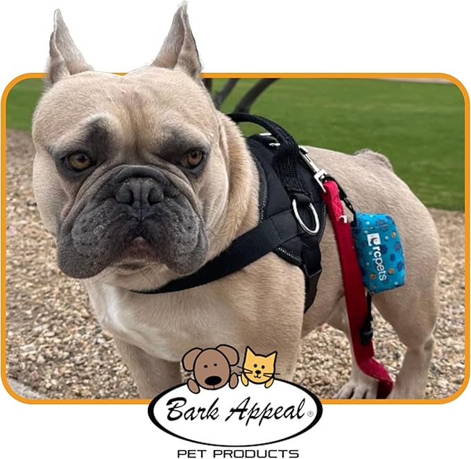 Bark Appeal Purple Plaid No-Pull Dog Harness for XS to Small Sized Pets – Adjustable, Reflective Vest with 3 Leash Clips for Added Control, Easy Walks & Training – Small
