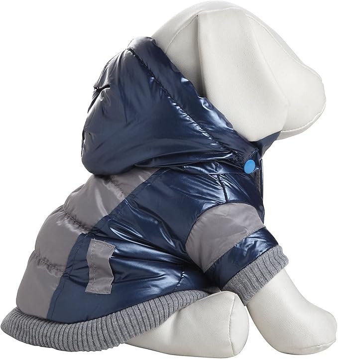 Pet Life Sporty Vintage Aspen Ski Winter Dog Coat with snap-Off Removable Hood - Dog Jacket Features 3M Thinsulate Insulation Warming Technology - Dog Clothes fits Small, Medium and Large Dogs