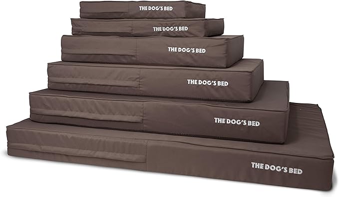 The Dog’s Bed Orthopedic Memory Foam Dog Bed, XXXL Grey/Black, Pain Relief for Arthritis, Hip & Elbow Dysplasia, Post Surgery, Lameness, Supportive, Calming, Waterproof Washable Cover
