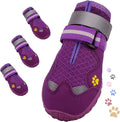 Dog Shoes for Large Medium Small Dog, Mesh Breathable Dog Shoes for Hot Pavement, Anti-Slip Dogs Boots Paw Protectors with Reflective for Outdoor Walking Indoor Hardfloors (Size 8)