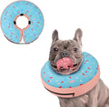 Supet Inflatable Dog Cone Collar for Large Medium Small Dogs, Soft Cone Collar for Dogs Cats, ECollar Doggie Neck Donut Dog Cone Alternative After Surgery