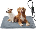 INVENHO Extra Large Pet Heating Pad, Adjustable Temperature Waterproof Dog Cat Heating Pad with Timer, Electric Pet Heated Mat