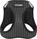 Best Pet Supplies Voyager Step-in Air Harness - All Weather Mesh, Reflective, No Pull Harness for Dogs, Cats - Secure with Hook & Loop Fastener, Buckle, Double D-Rings - Tone, M