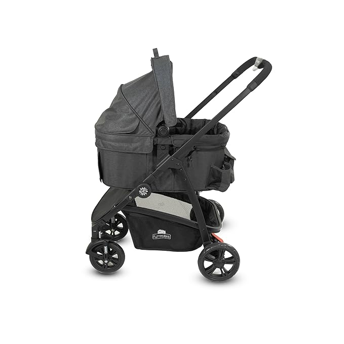 Pet Stroller, Removable and Reversible Carrier, Mesh Panels, Strorage Pockets, Great for Dogs and Cats, Keep You Pets Safe, Easy to Use