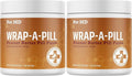 Pet MD Wrap A Pill Peanut Butter Flavor Pill Paste for Dogs - Make a Pocket or Pouch to Hide Pills & Medication - 8 oz (Pack of 2)