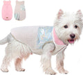 EMUST Small Dog Coat, Reversible Winter Jacket Coats for Small Dogs, Fuzzy Pet Apparel Vest for Small Medium Dogs, Cream, S
