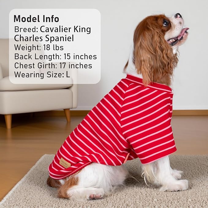 KYEESE 3Pack Dog Sweater Pets Clothes with Sleeves Pullover Dogs Sweatshirt Comfy Pets Sweaters Soft Dog Sweaters for Medium Dogs Girl Stretchy Pet Coat Lightweight Pet Fleece Sweater for Cold Weather