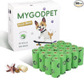 Dog Poop Bags Rolls 300 Count Biodegradable Poop Bags Refills for Dog and Cat Ocean Soap Scented Waste Bag Leak Proof Doggie Poop Bag Doggy Trash Bag Green
