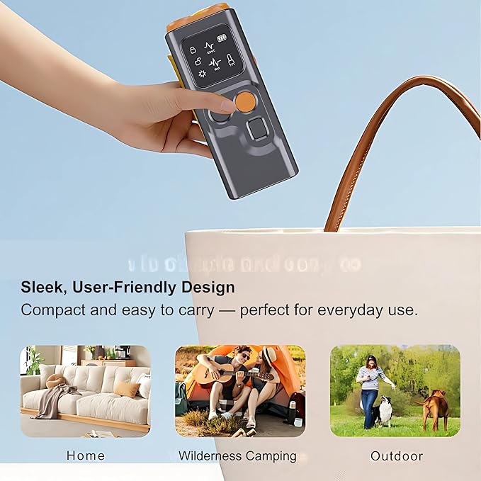 Dog Bark Deterrent Device, Ultrasonic Anti Barking, 4 Training Modes, 30FT Range, Safe Humane & Effective Handheld Dog Training Device for Indoor & Outdoor Use