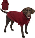 Tuff Pupper Dog Hoodie | Premium Quality 100% Organic Cotton | Ultra Soft Interior for Superior Comfort | Elastic Cuffs & Drawstring for Warmth | Stretch Fit Suitable for All Breeds (Red, 3XL)