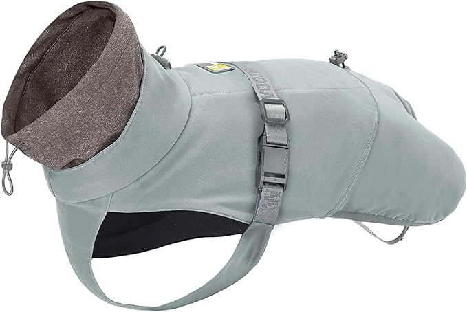 Dog Slip-on Winter Coat, Warm,Lightweight, Adjustable and Easy to Wear for Cold Weather | Waterproof & Windproof Padded Dog Winter Jacket(Glacier Grey, 2XS)