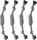 YESWOOD! Small Dog Ropes for Aggressive Chewers Puppy Chew Toys Small Soft Rope for Teething Tug of War Dog Toy Small Breed Rope Candy for Small and Medium Dogs 0-80 Pounds（4-Pack）
