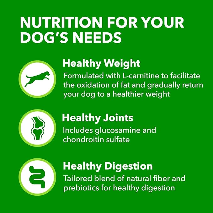 IAMS Proactive Health Healthy Weight Control Large Breed Adult Dry Dog Food with Real Chicken, 29.1 lb. Bag