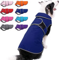 MIGOHI Reflective Waterproof Windproof Coat for Dogs - Cold Weather - Warm Dog Jacket - Reversible Stormguard Winter Vest - Small to Large Sizes (Navy, XL)
