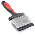 Jeffers Pet Double Sided Grooming Slicker Brush for Dogs, Cats, Puppies – Flexible Head with Stainless Steel Pins – Detangler Tool for Mats, Loose Fur, Shedding – Home or Professional Use - Large