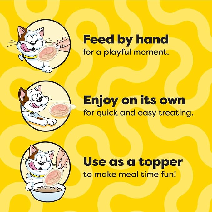 Temptations Lickable Spoons Adult Wet Cat Treat, 24 Spoons, Variety Pack