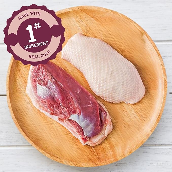 PAWUP Dog Treats Duck Cheese Sausage for Dogs, Fresh Duck, 12.5oz/355g, 1% Taurine Addded, Rawhide Free, Training & Rewards Dog Snacks