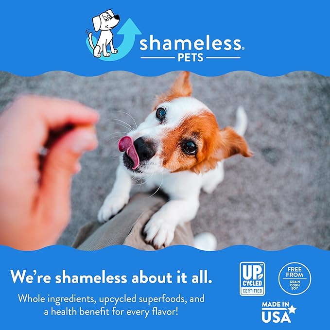 Shameless Pets Soft-Baked Dog Treats - Treats to Help Dog Health and Maintain Healthy Breath, Training Treats for Dogs, Made in The USA - 6 OZ