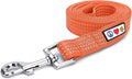Pawtitas 6 FT Dog Leash - Reflective Orange Puppy Leash with Comfortable Handle and Heavy Duty Training