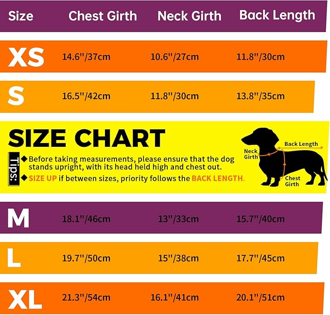 Lelepet Dachshund Coat Warm Dog Winter Coat Waterproof Dog Jacket with Fleece Lining, Reflective Outdoor Dachshund Snowsuit with Leash Hole Adjustable Neckline,Coats for Small Medium Dogs,Purple, L