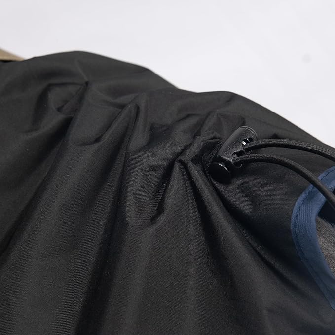 Dog Raincoat with Hood for Medium and Large Dogs - Heavy Rain Resistant Rain Coat for Dogs with 6000mmH2O Waterproof Rating | Lightweight and Adjustable Waterproof Dog Coat | 40 (XXS)