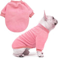 Idepet Dog Fleece Sweater, Small Dogs & Cats Shirt Pullover Sweatshirt, Soft & Warm, Classic Cat & Dog Apparel, XX-Small, Pink