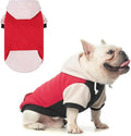 BEAUTYZOO Fleece Dog Hoodie Sweatershirt with Pocket and Leash Hole, Stretchy Small Medium Large Sized Dogs Clothes for Fall Winter Cold Days, Color Designer Warm Dog Jackets,French Bulldog Coats