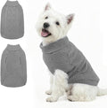 Mihachi Turtleneck Dog Sweater - Winter Coat Apparel Classic Cable Knit Clothes with Leash Hole for Cold Weather, Ideal Gift for Pet in New Year Grey SM