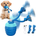 Interactive Dog Toys, [2025 Newly Upgraded] Interactive Dog Ball for Small Dogs, Automatic Moving Dogs Toy Wicked Ball for Boredom & Training, Play Music, USB Rechargeable(Blue)