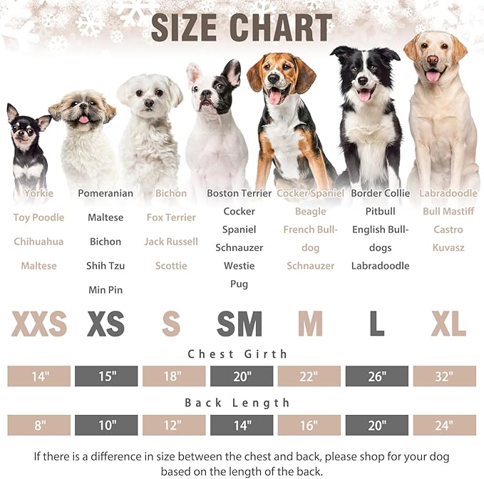 SCENEREAL Fall Dog Pajamas for MediumSized Dogs - Soft, Warm Thanksgiving Puppy Sweatershirt Clothes, Holiday Onesie Outfits for Doggie Winter Christmas - Dog Jammies Pjs, Brown