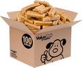 ValueBull Himalayan Yak Cheese Dog Chews, Small, 100 ct Wholesale Pack - Long Lasting for Aggressive Chewers, All Natural, Healthy & Safe, Low Odor Nepal Yak Milk Chews