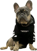 ChoChoCho Stylish Dog Hoodie Dog Clothes Streetwear Cotton Sweatshirt Fashion Outfit for Dogs Cats Puppy Small Medium Large (5XL, Black)