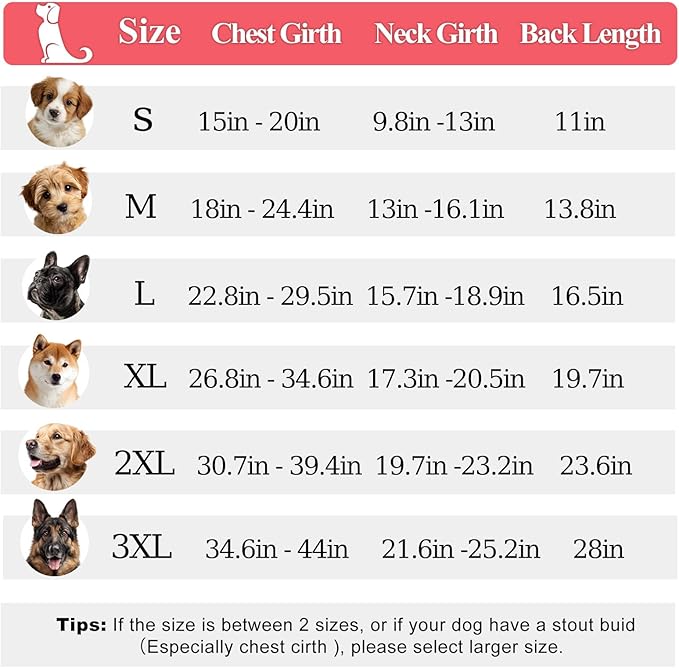 PETDSH Dog Coat Large, Built-in Harness Dog Jacket with Warm Fleece Lining, Waterproof Reflective Dogs Winter Coat, Pet Coats with Pocket and Trash Bags (Red, Large)