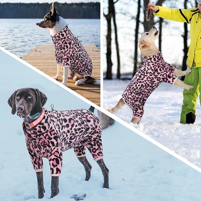 ROZKITCH Camo Winter Dog Coat, Pet Windproof Warm Cold Weather Jacket Vest with Luminous Zipper, Jumpsuit Apparel Outfit Clothes for Small Medium Large Dog L-Pink XL