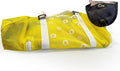 Cinf Cat Bathing Bag(Free Muzzle) Breathable Mesh Anti Scratch Adjustable Cat Grooming Bag for Nail Trimming, Bathing Soft Cat Washing Bag(Yellow) L