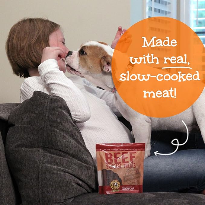 Happy Howie's Sausage Treats - Healthy Dog Treats, Flavorful, Slow Cooked, Natural Ingredients, Chewy Dog Treats, Hormone Free - Turkey, (Pack of 1)