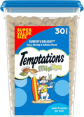 Temptations MixUps Surfer's Delight Flavor Crunchy and Soft Cat Treats, 30 oz. Tub