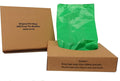 200 Black Easy Open & Easy-tie Handle 15" Strong Leak- Proof Poop Bags, Dog Waste Bags Made in USA (not on rolls) (Green)