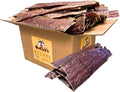 Woofley's - 10-12 Inch Esophagus Jerky (50 Count) - Gullet Sticks for Dogs - Safe Jerky Dog Chews -Easily Digestible Bully Sticks