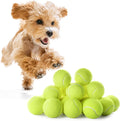 12 Small Tennis Balls for Dogs | 2 Inch Dog Fetch Toys for Your Smaller Pups | Non-Abrasive for Smaller Mouths | Interactive Dog Toys for Boredom & Fun | Works with Ball Launcher for Small Dogs