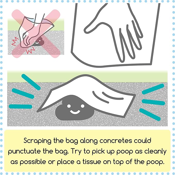 BOS Odor-Sealing Dog Poop Bags for Pet Waste - Disposal Doggy Bags - Scent & Smell Free (100Bags) [Size: XS, Color: Light Mint Green] (Pack of 2)