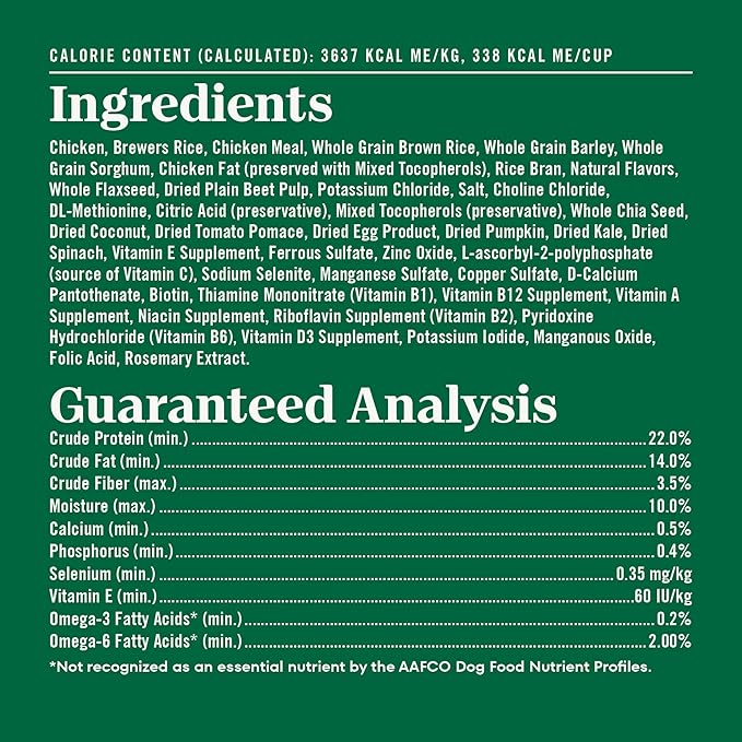 Nutro Natural Choice Chicken & Brown Rice Adult Small Bites Dog Food Recipe, 5 lb. Bag