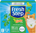 Fresh Step Advanced Clumping Litter with Febreze Freshness with Gain Scent, Fights Odor on Contact, 37 lbs. (2 x 18.5 lb. Box) (Package May Vary)