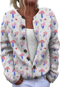 Sweater for Women Trendy Open Front Cardigan Fall Cardigan Sweaters for Women Crewneck Long Sleeve Outfits Fashion
